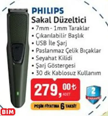 PHİLİPS SAKAL DÜZELTİCİ